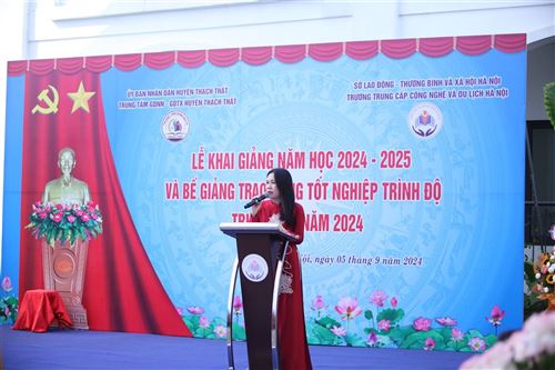 Lễ Khai Giảng năm học 2024 - 2025 Trường Trung cấp Công nghệ và Du lịch Hà Nội - Sự khởi đầu cho năm học mới