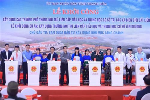 Khởi công đồng loạt 72 trường nội trú – dấu mốc mới cho giáo dục vùng biên
